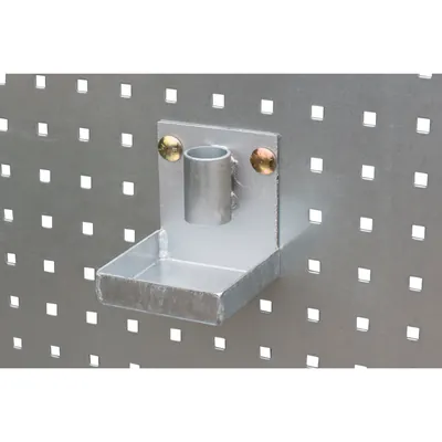 Produktbild von BAUER - Auffangwanne mit Lochplattenwand, fahrbar LPW 60-2 lackiert RAL 2000