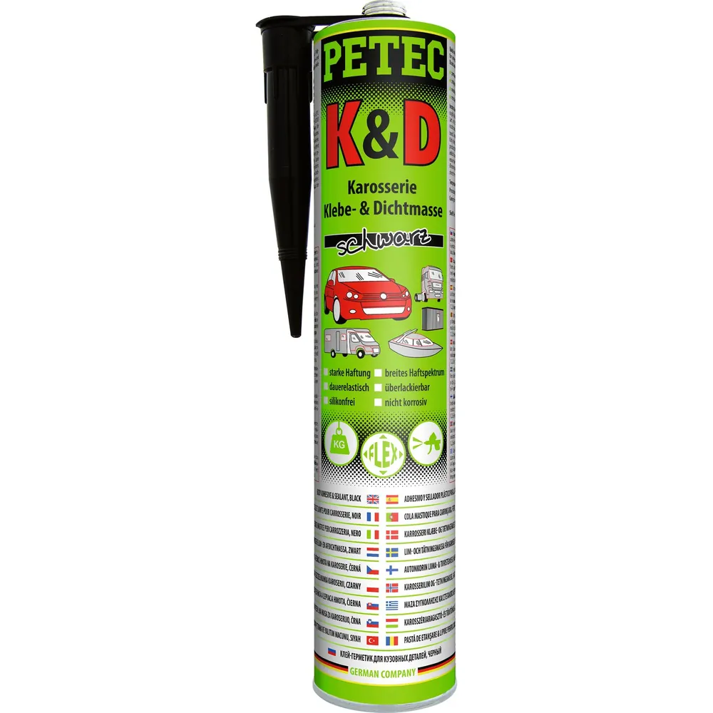 PETEC K&D Karosserie Klebe- und Dichtmasse, 310 ml Produktbild img1 L