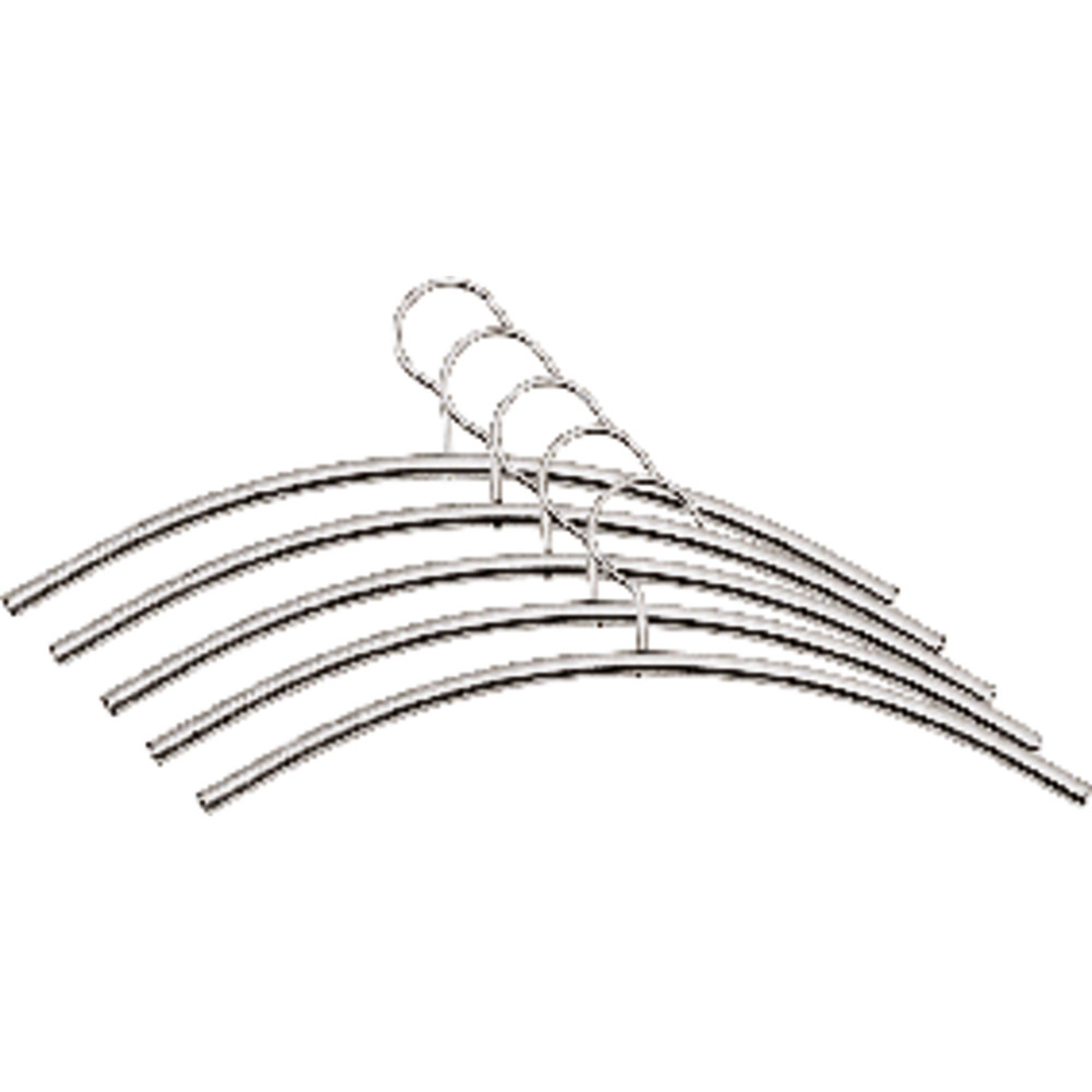 kerkmann Kleiderbügel Stahl silber 5er Pack Produktbild img1 L