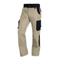 Produktbild von FHB - Berufshose BRUNO, beige/schwarz, Größe 46