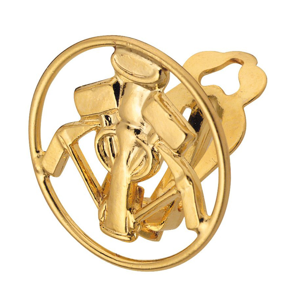 FHB Ohrclips HOLM, goldgelb Produktbild img1 L