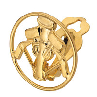 FHB Ohrclips HOLM, goldgelb Produktbild