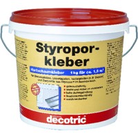 Produktbild von decotric® - Styroporkleber 1kg gebrauchsfertig