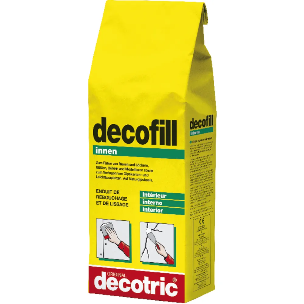 decotric Decofill Spachtelmasse für innen, 1kg Produktbild img1 L
