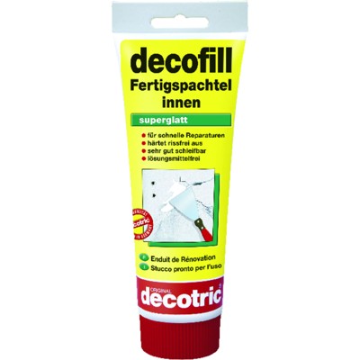 Produktbild von decotric® - Decofill Fertigspachtel für innen, 400 g Tube