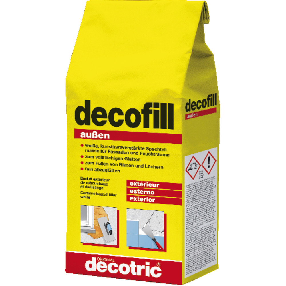 decotric® Decofill Spachtelmasse für außen, 1kg Produktbild img1 L