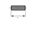 Produktbild von HETTICH - MB-Gewindehülse, M4, 15mm, Bohr Ø 5mm, 63016, Stahl, verzinkt