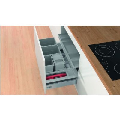 Produktbild von HETTICH - Küchen-Abfallsystem, InsertFlex 600 9207642, KB 600mm, Kunststoff gra