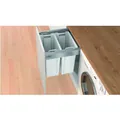 HETTICH Badezimmer-Wäschekorbauszug, KB600mm, InnoTech Pull Laundry, 9207636,silber Produktbild img3 S