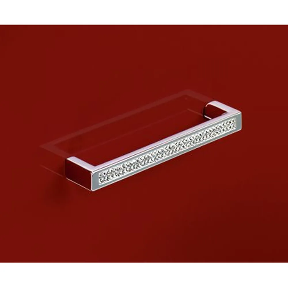 HETTICH MB-Griff, Saturnia, 9113712,B12x128mm,H26mm, glanz verchromt, gemustert Produktbild img4 L