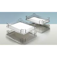 Produktbild von HETTICH - Eckschrankdrehauszug-Einhängetablare, Arena CLASSIC 13890, Stahl verc