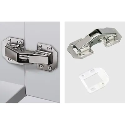 Produktbild von HETTICH - Möbel-Aufschraubscharnier, mit Feder, 90°, 19639, Stahl vernickelt