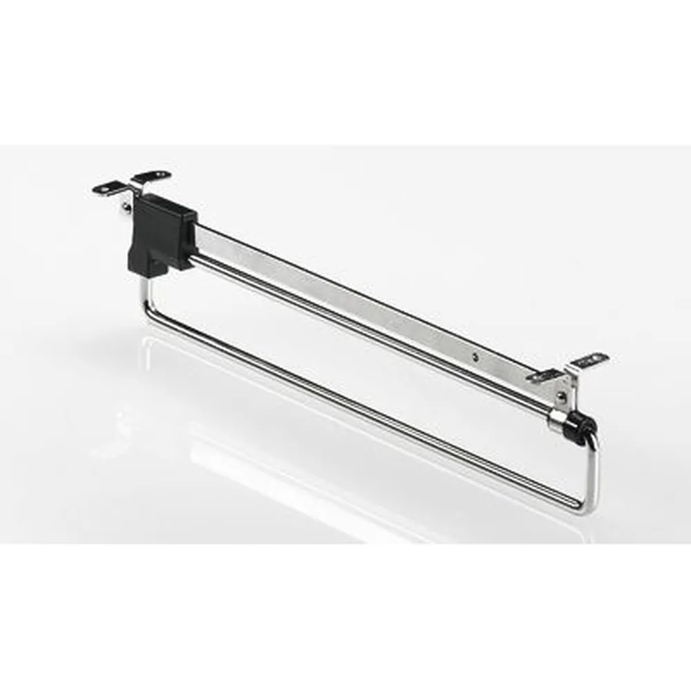 HETTICH Schrank-Kleiderbügelhalter, 40279, L 310mm, Belastbark. 6kg, Stahl vernickelt Produktbild img1 L