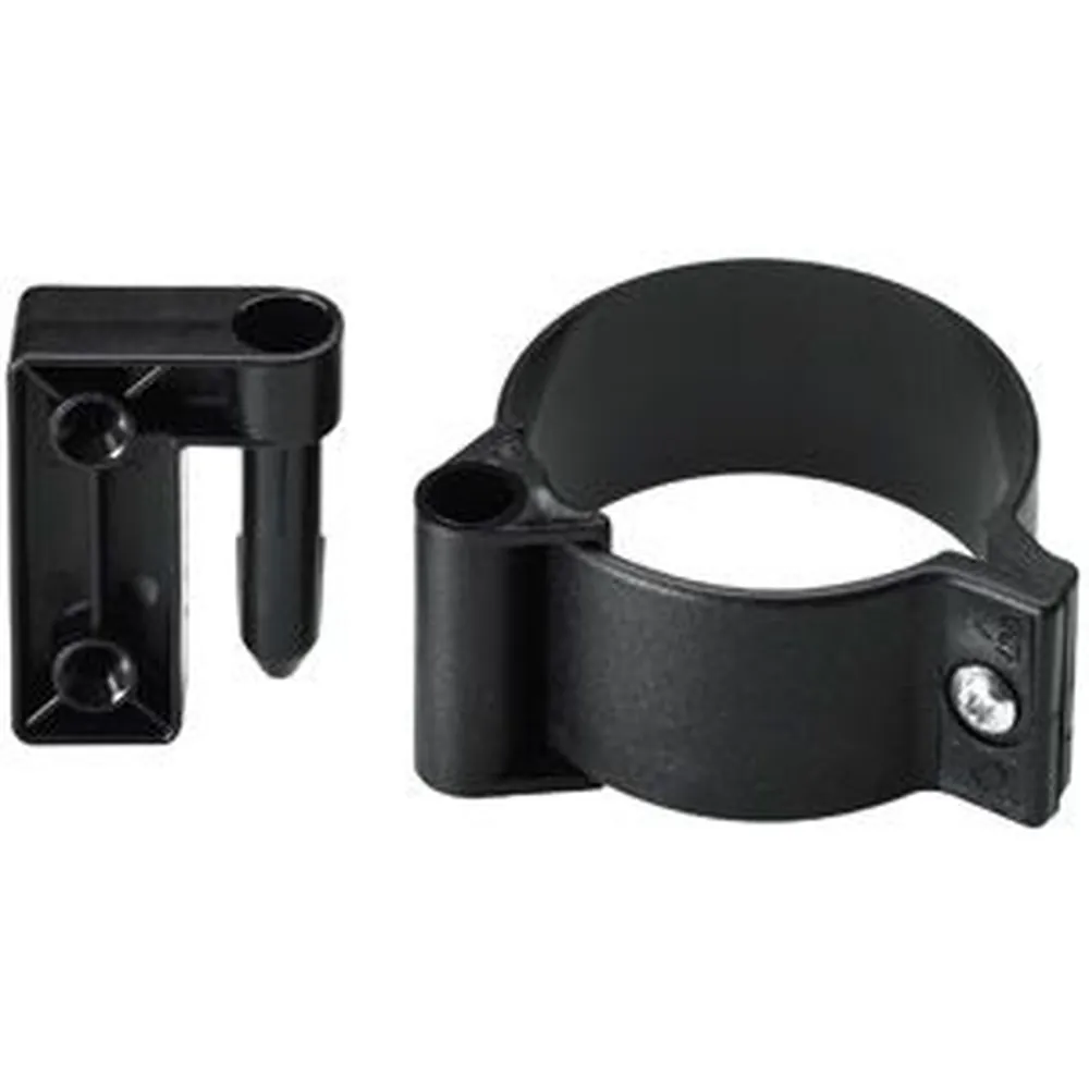 HETTICH Tischbein-Blendenbefestigung, Ø 60mm, 70216, für 1 Blende, Kunststoff schwarz Produktbild img1 L