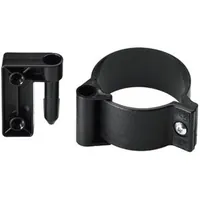 HETTICH Tischbein-Blendenbefestigung, Ø 60mm, 70216, für 1 Blende, Kunststoff schwarz Produktbild
