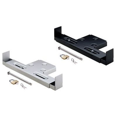 PC-Halterung-Schloßset, Lock 47115, Stahl schwarz pulverbeschichtet