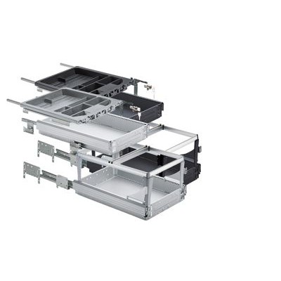 Produktbild von HETTICH - Büromöb.-Container-Set,mit Teil- u. Überauszug,Systema Top 2000 46735