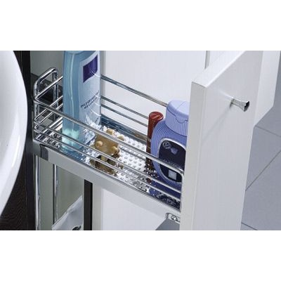 Produktbild von HETTICH - Badezimmer-Handtuchauszug, 70690,Länge 410mm, 1-armig, Stahl verchrom