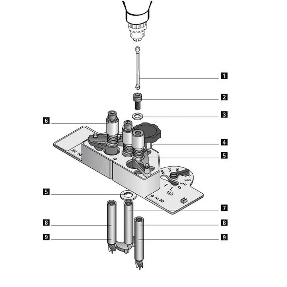 HETTICH Bohrer DrillJig Produktbild img1 L