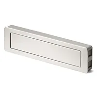 Produktbild von HETTICH - MB-Muschelgriff, Touch-in, 9086687,B 46mm,H 17,5mm, rund, edelstahlop