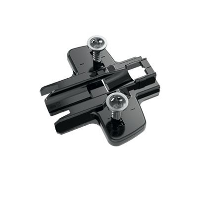 Produktbild von HETTICH - Möbel-Kreuzmontageplatte,Distanz 3mm,Sensys 8099, 9091809, obsidiansc