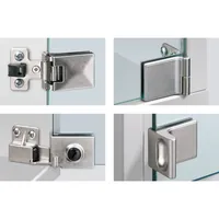 Produktbild von HETTICH - Möbel-Glastürscharnier, ET 5150, 24908, 170°, Zinkdruckguss matt vern