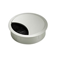 Produktbild von HETTICH - MB-Kabeldurchlass, mit Bürstendichtung, 45869,rd., Ø 80mm,H 23,5mm, Z