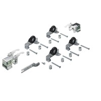 Produktbild von HETTICH - MB-Schiebetürbeschläge-Set,TopLine 1,45076, 2-T.,für einliegende Türe