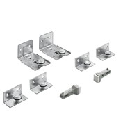 Produktbild von HETTICH - MB-Türführungsset, unten, einliegend, 25kg, STB 11, 45081