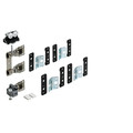 HETTICH MB- Falttürbeschläge-Set, 1-T., 2-Fl., WingLine 77, 70983, für vorliegende Türen Produktbild img1 S