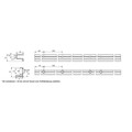 Produktbild von HETTICH - MB-Laufprofil-Set, ohne unterer Führung, 2400mm, WingLine L, 9279170,