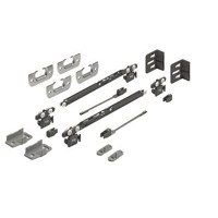 Produktbild von HETTICH - MB-Schiebetürbeschläge-Set,SysLine S,9134311, 2-T.,für einliegende Tü