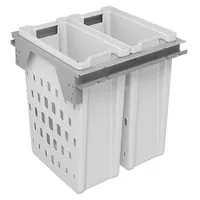 HETTICH Badezimmer-Wäschekorbauszug, KB600mm, InnoTech Pull Laundry, 9207636,silber Produktbild