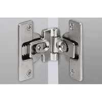 Produktbild von HETTICH - MB-Mittelscharnier, TS 15mm, 180°, T22, 46787, Zinkdruckguss, silber,