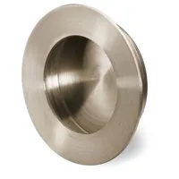 Produktbild von HETTICH - MB-Muschelgriff, Aboa, 9070138,Ø 65mm,H 14mm, rund, edelstahl