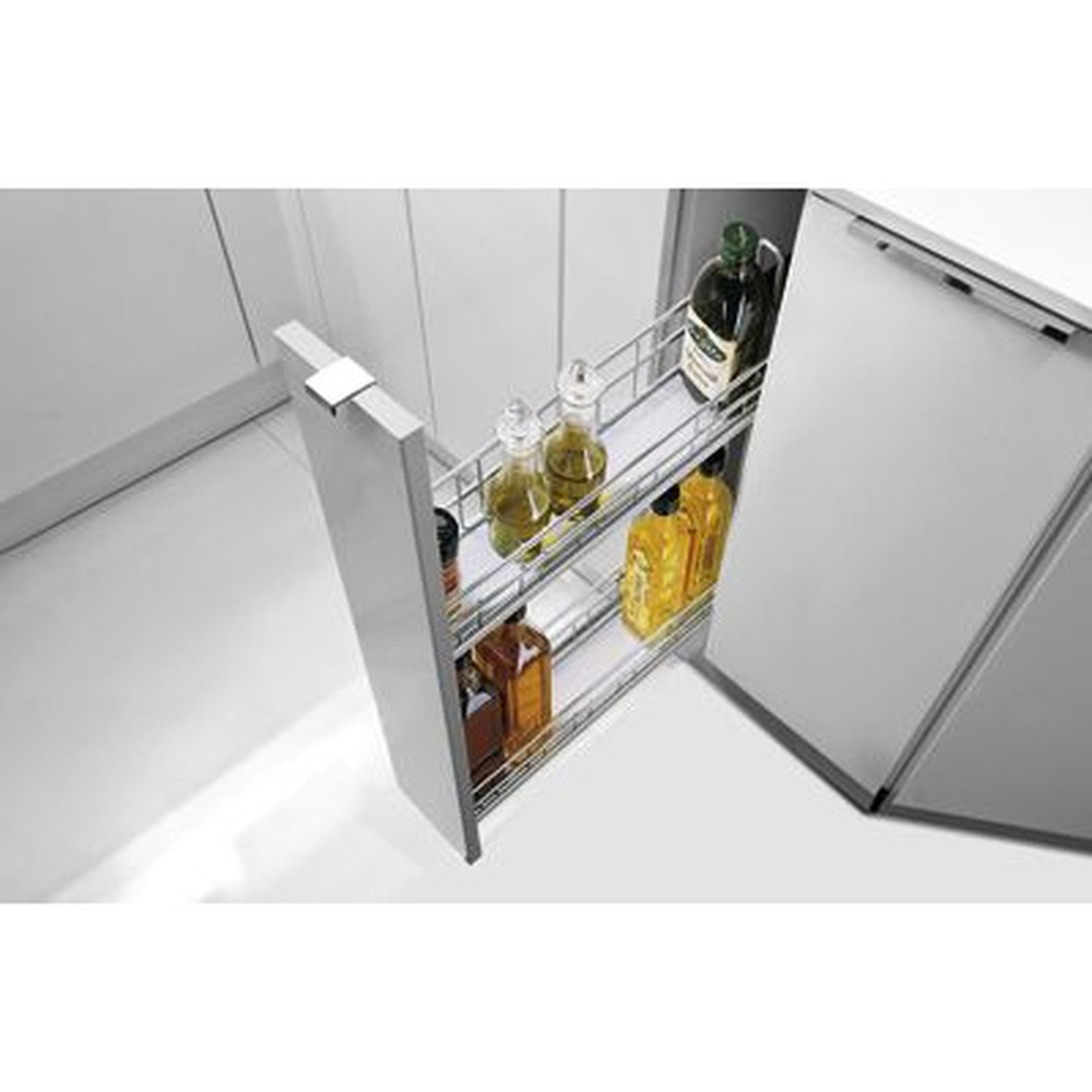 HETTICH Möbel-Frontauszugset, Cargo IQ plus 150, 9077588, Korpusb. 150mm, silber Produktbild img1 L