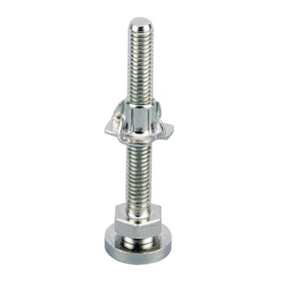 Produktbild von HETTICH - Stollenwand-Verstellbeschlag, M8, 65mm 31571, Stahl verzinkt