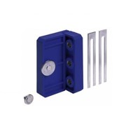 Produktbild von HETTICH - Verbindungsbeschlag-Ankörnlehre,Bohrm.24mm, BlueJig 9079402, blau geh