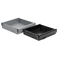Produktbild von HETTICH - Stahlschubkasten, mit OrgaLine, Systema Top 2000 9134405, silber, alu
