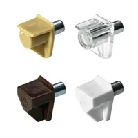 Produktbild von HETTICH - MB-Bodenträger, mit Stahlstift, Safety, 25090, Stahl,Kunststoff,weiß