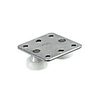 HETTICH Kulissenauszug-Rollenhalter, Quadro Big Duplex 47511, Stahl verzinkt, weiß Produktbild