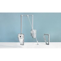 Produktbild von HETTICH - Kleiderlift-Distanzstück, Duo Lift 18, 9079885,Breite 20mm, aluminium