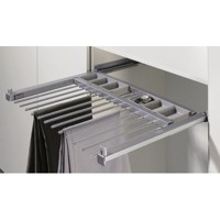 Produktbild von HETTICH - Schrank-Hosenhalter,Amari 9132918, Li.Korpusb.700-800mm, 12 Hosen,Sta