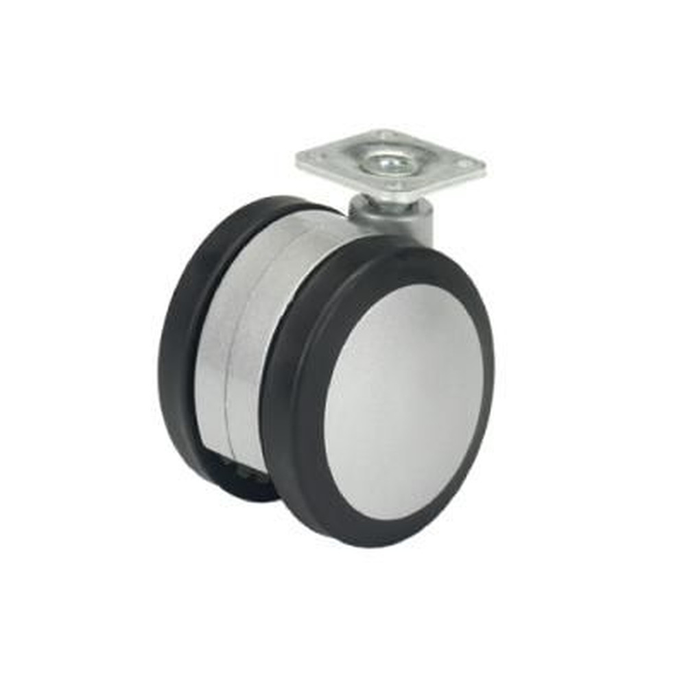 HETTICH Schreibt.cont.-Zwillingsrolle,m.Gleitlag.,Ø75mm,Bala drive 9078512,thermopl.Gum. Produktbild img1 L