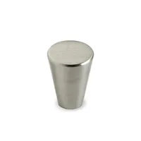 HETTICH MB-Knopf, Onex, 9113565,Ø 22mm,H 30mm, Edelstahl, edelstahl gebürstet Produktbild