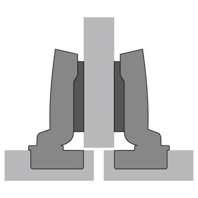 Produktbild von HETTICH - Möbel-Topfscharnier, Sensys 8645, 9071275, 110°,Kröpf. 9,5mm, Stahl s