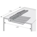 HETTICH Schrank-Hosenhalter,ausziehbar,9162284,Anz.Hosenhalt.9,Stahl silber Produktbild img4 S