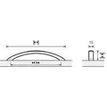 Produktbild von HETTICH - MB-Griff, Bracara, 9206129,B15x128mm,H33mm, schwarz, matt Vintage, ge
