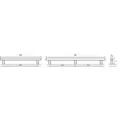 Produktbild von HETTICH - MB-Stangengriff, Salvia, 9070991,Ø10x288mm,H35mm, edelstahl, gebürste
