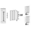 Produktbild von HETTICH - MB-Ausrichtbeschlag, TS 16-25mm, TH max. 2600mm 9252651, Aluminium sc